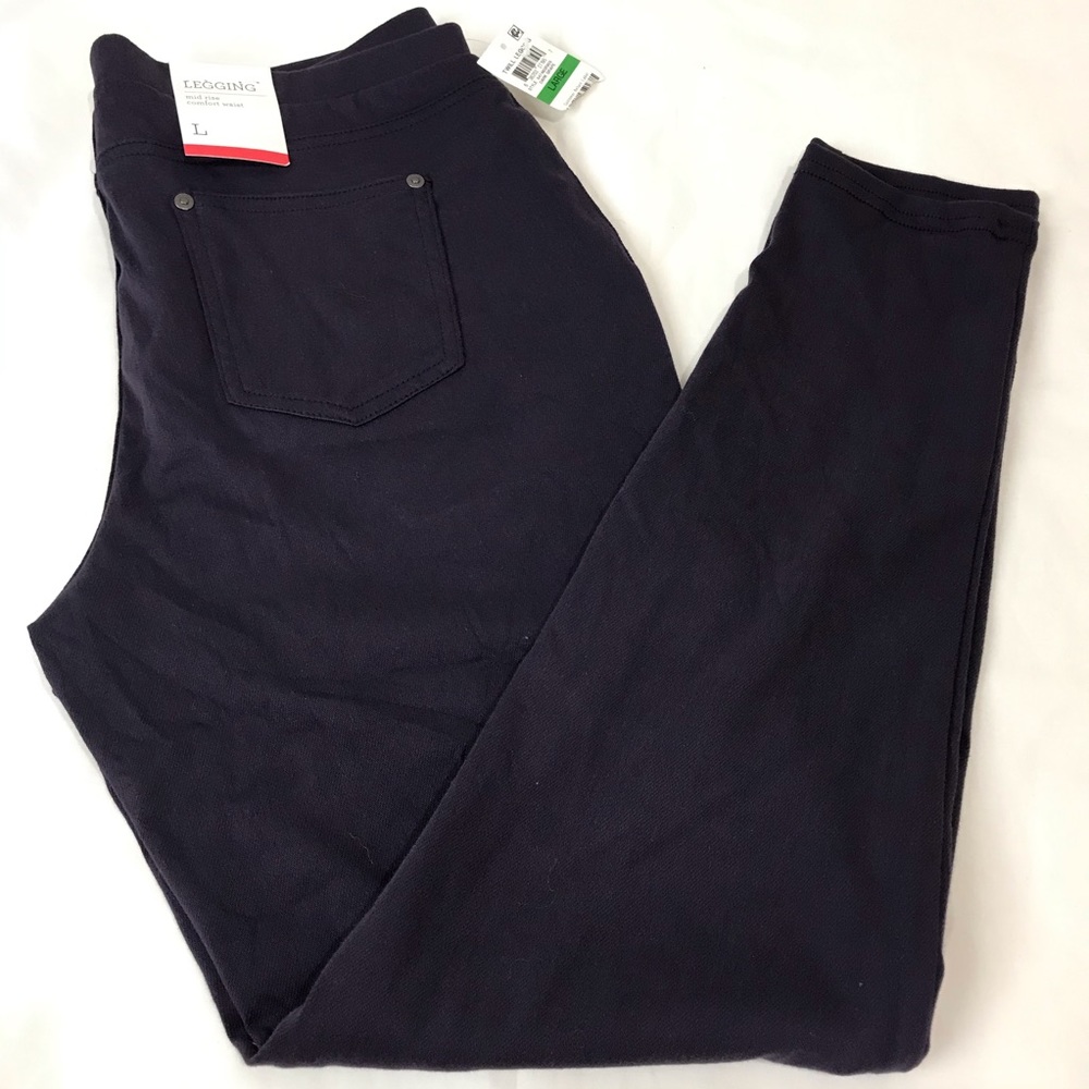 Style & Co | twill legging mid rise comfort waist